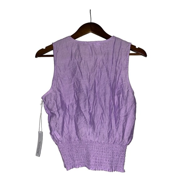 Six Fifty Women Purple Blouse Medium V-Neck Lightweight Summer Casual Events NEW - Picture 2 of 8